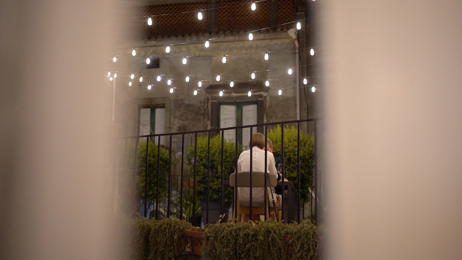 Un angolo tranquillo e intimo nella terrazza del ristorante